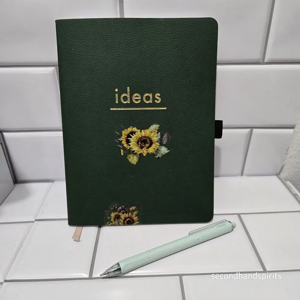 Cottagecore Embellished Ideas Journal Notebook Diary pen And BUTTERFLY diecuts